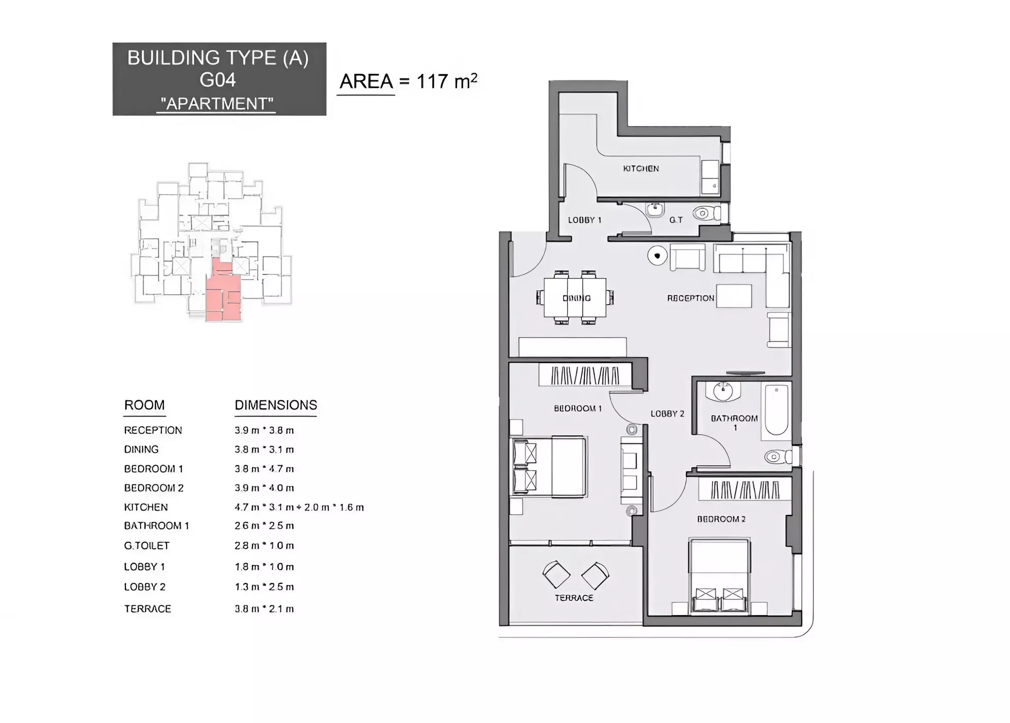 Unit floor plan image