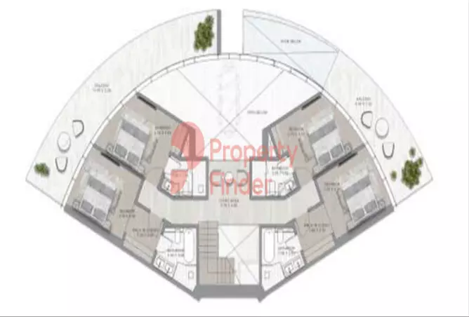 Canal Crown 2 — 4BR floor plan