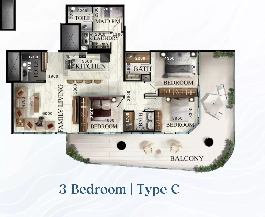 صورة مخطط ارضية الوحدة