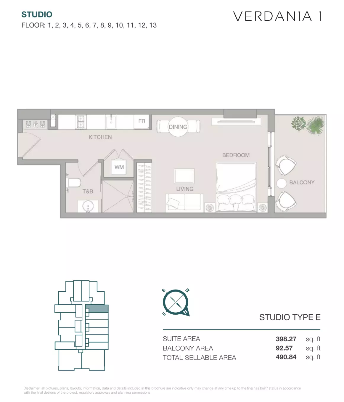 Unit floor plan image