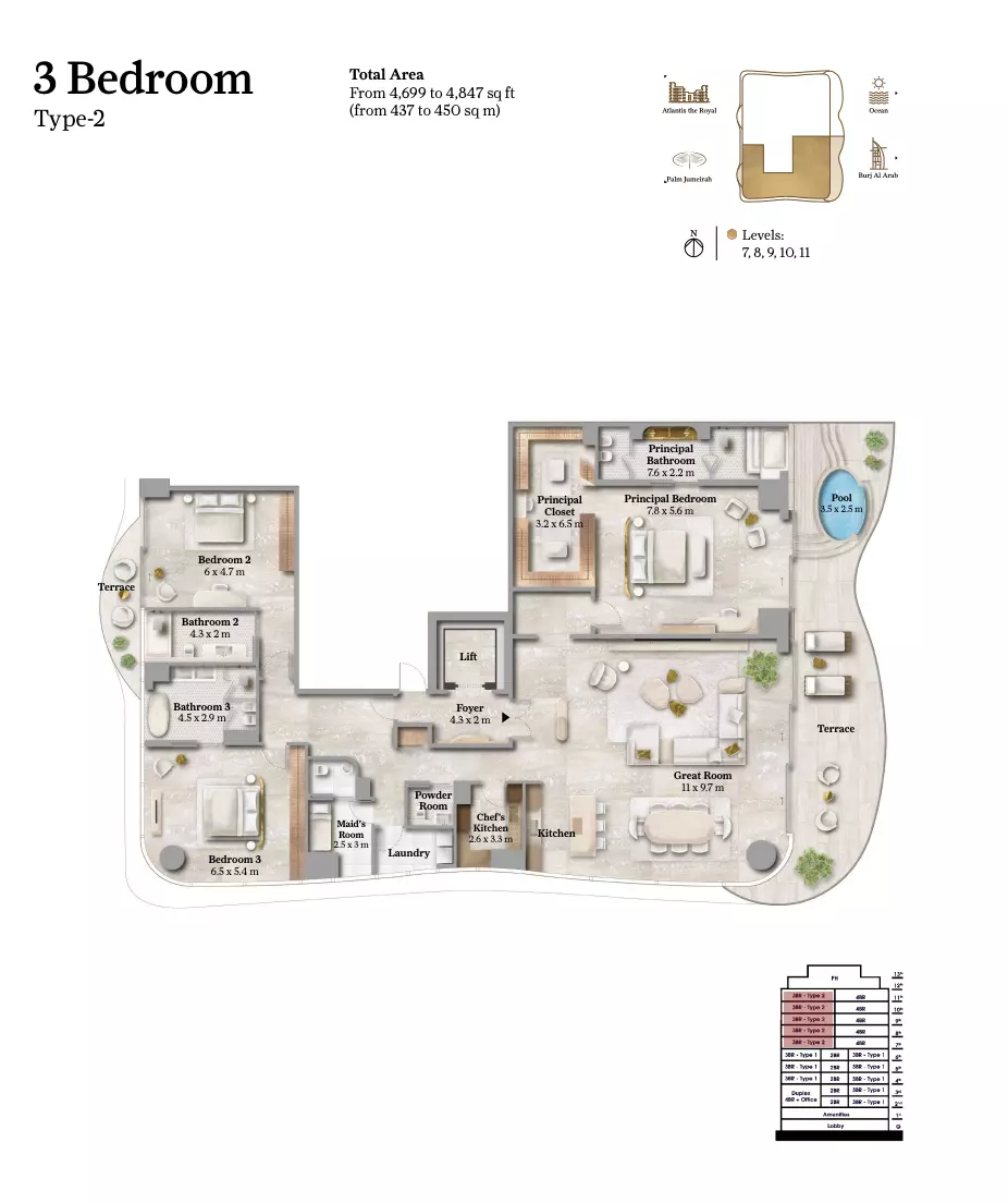 Unit floor plan image