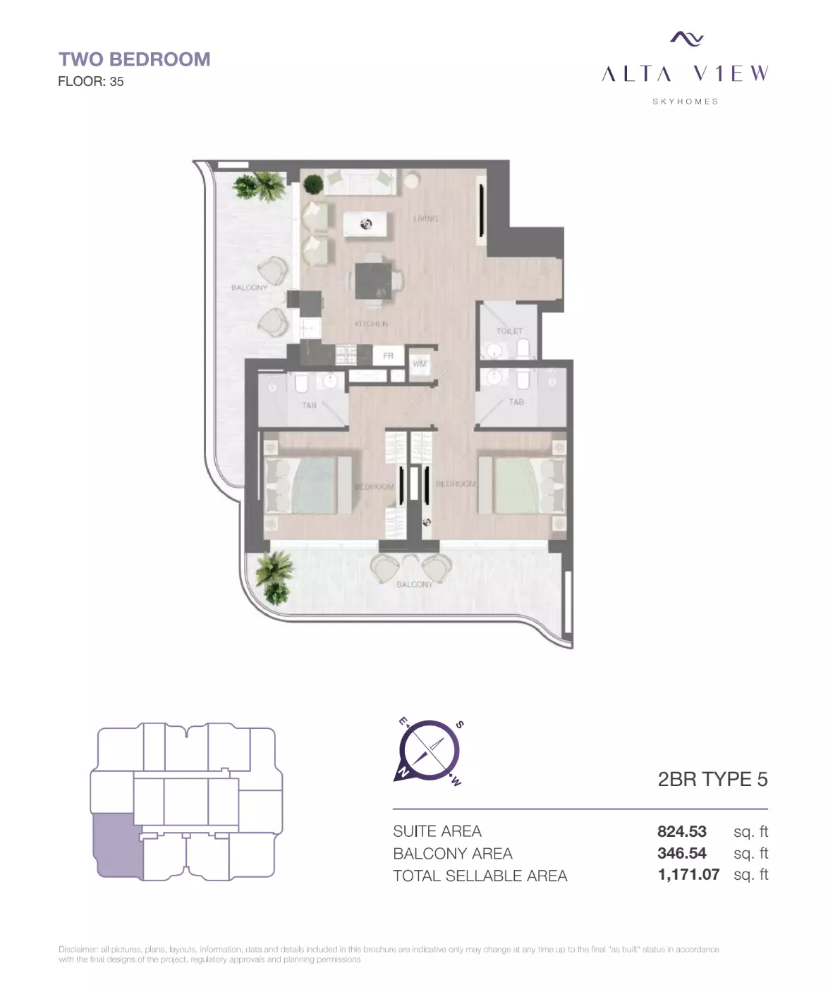 Unit floor plan image