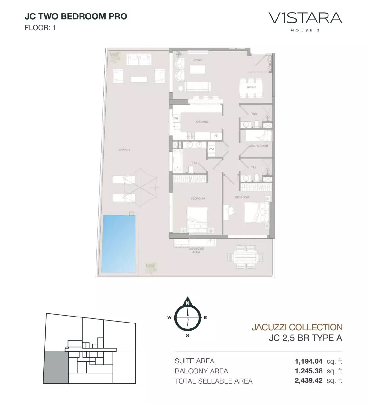 Unit floor plan image
