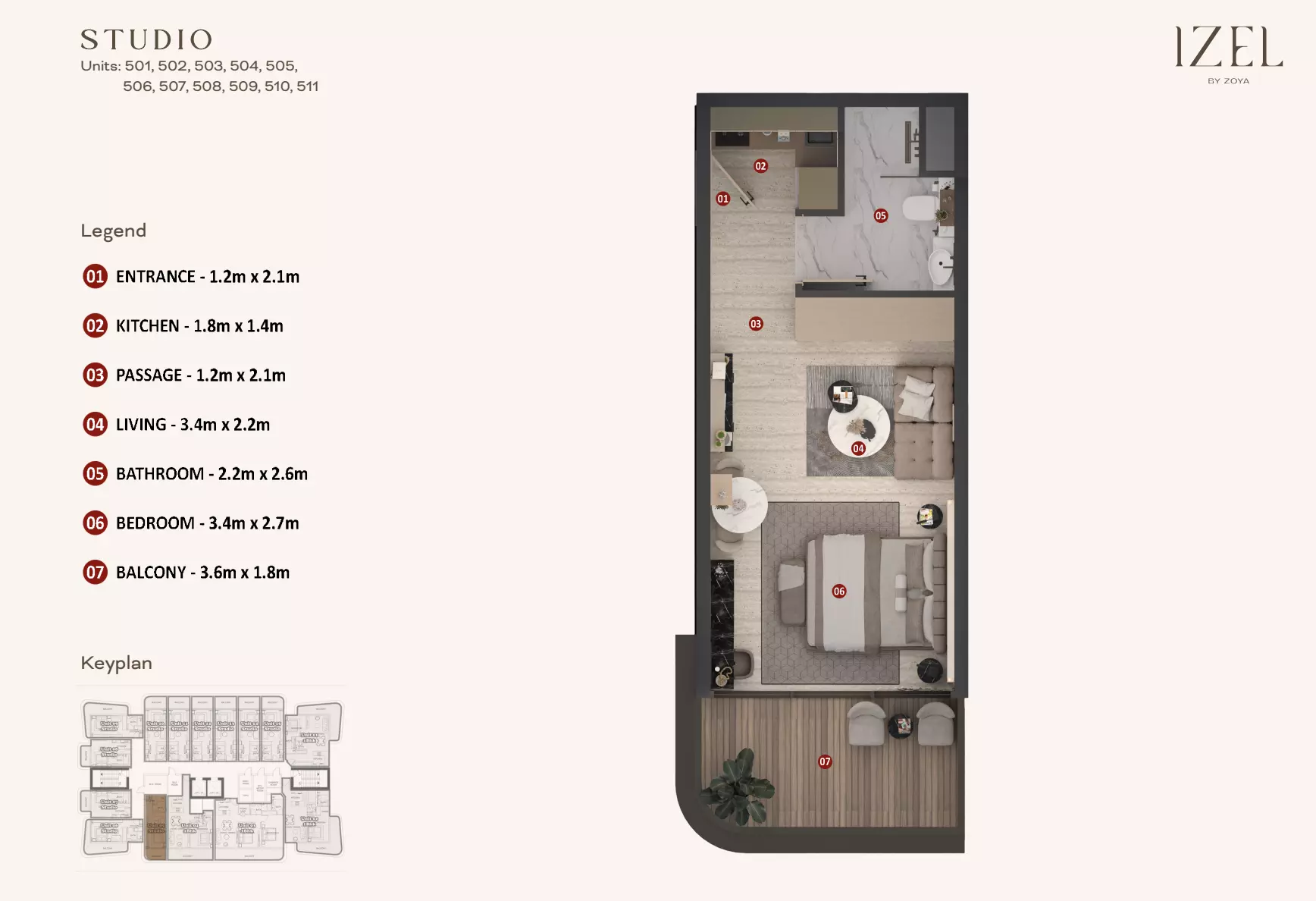 Unit floor plan image
