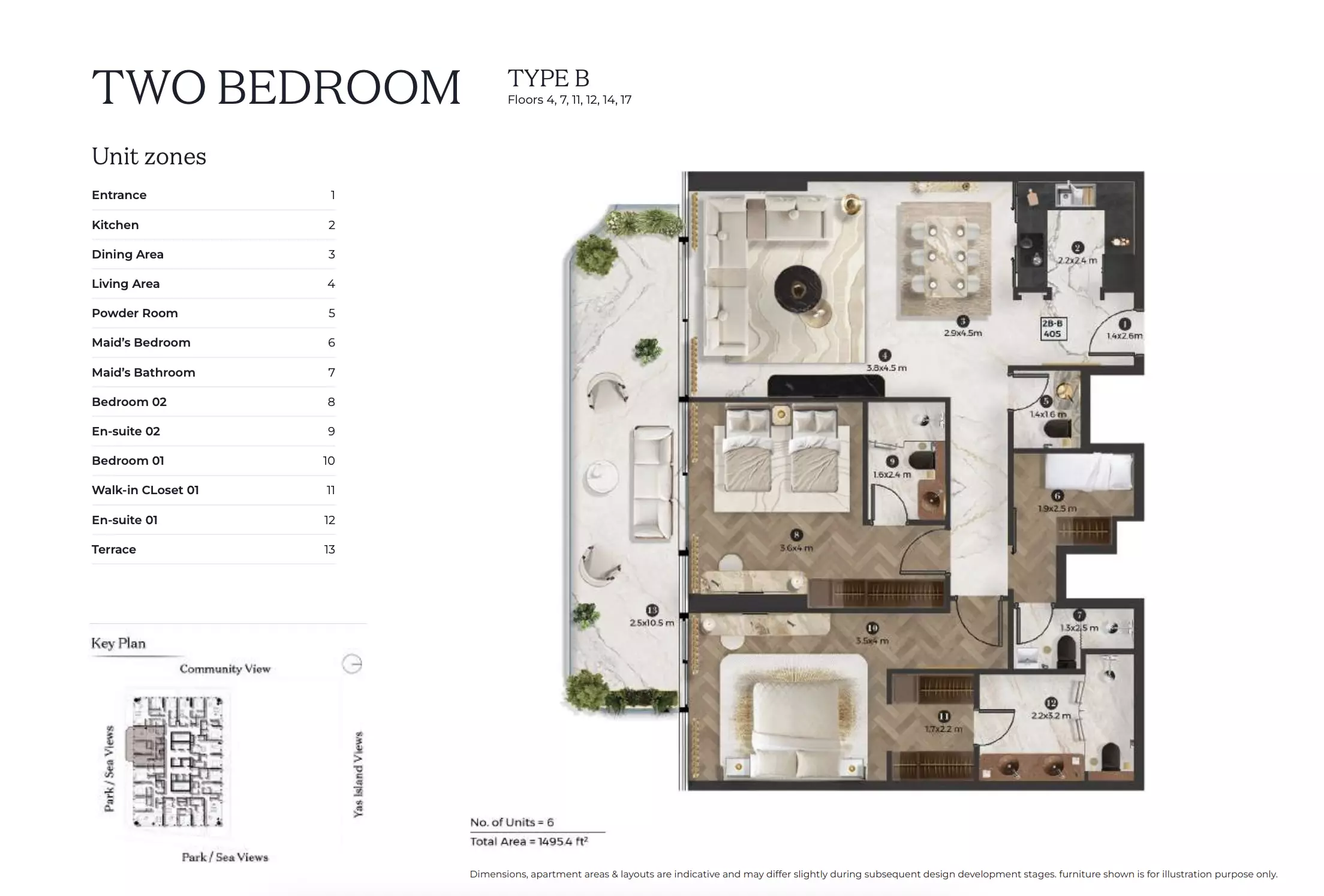 Unit floor plan image