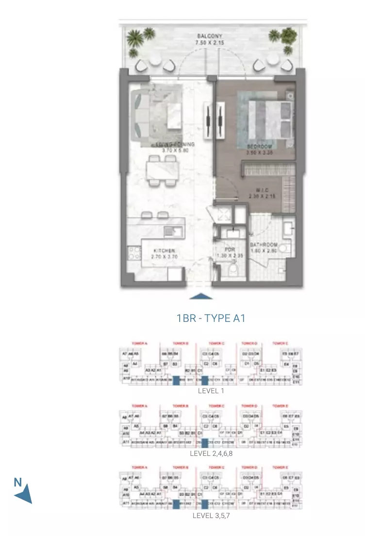 Unit floor plan image
