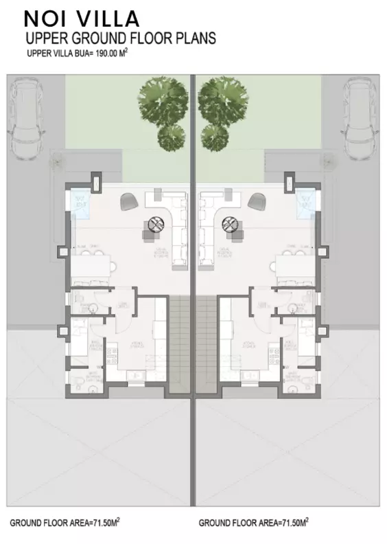 صورة مخطط ارضية الوحدة