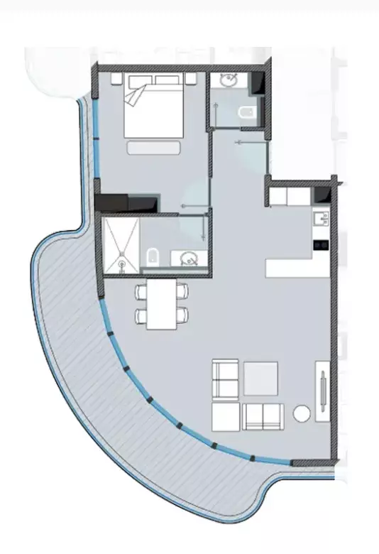 صورة مخطط ارضية الوحدة