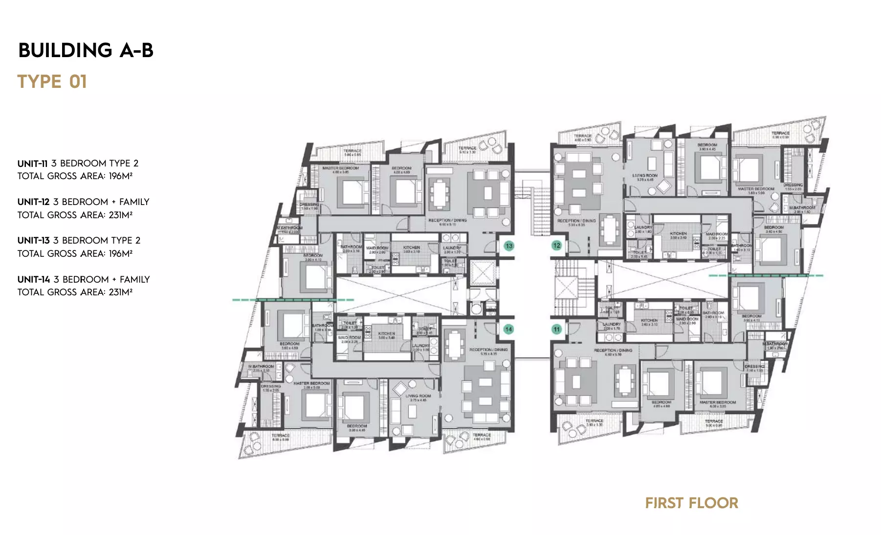 صورة مخطط ارضية الوحدة