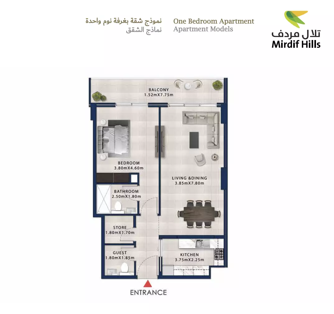 Unit floor plan image