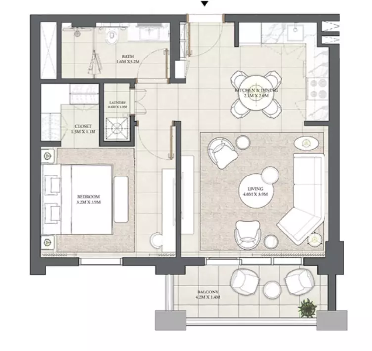 Cedar Creek Beach B2-Level 1, Unit 107, 1 bed
