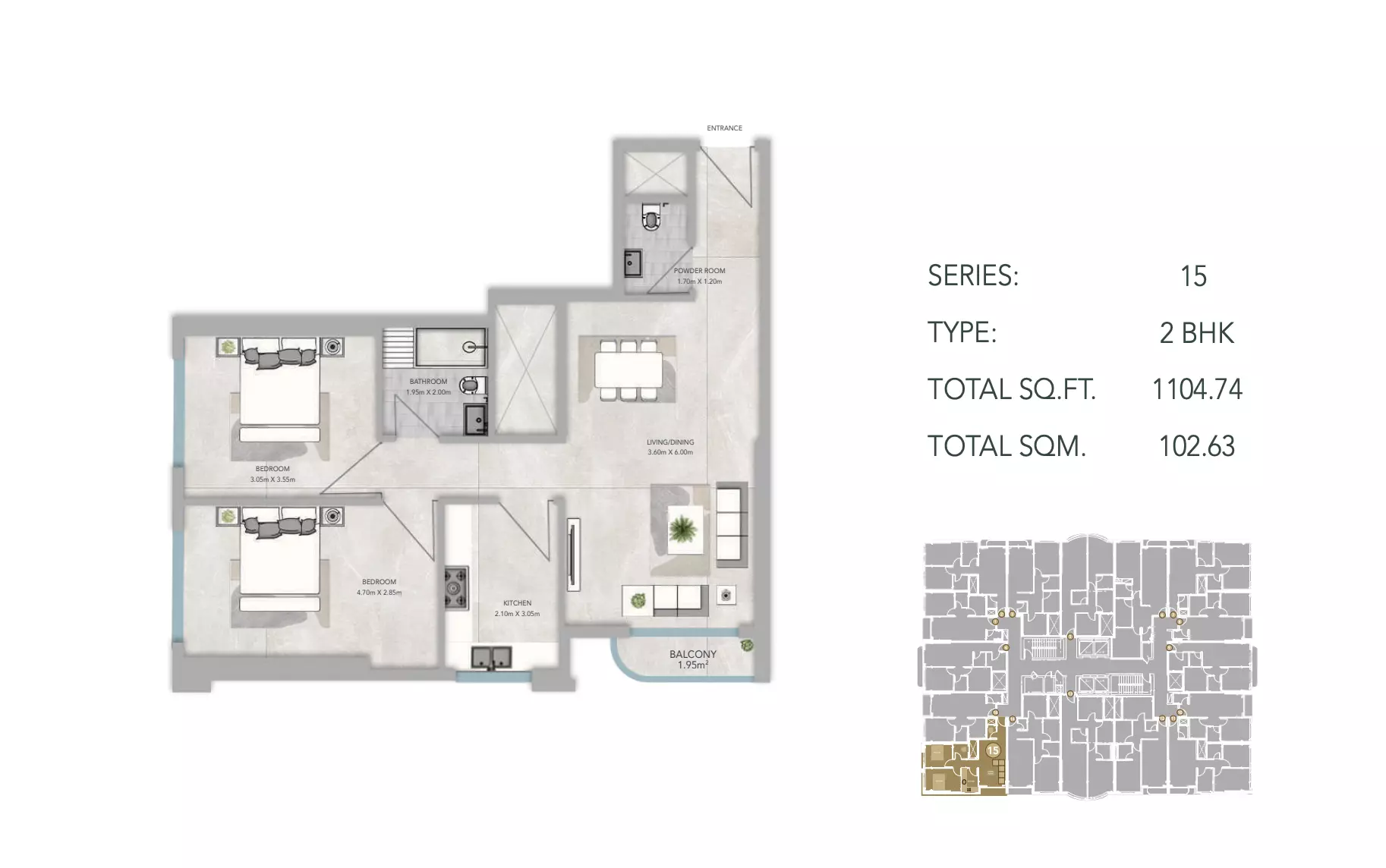 Unit floor plan image