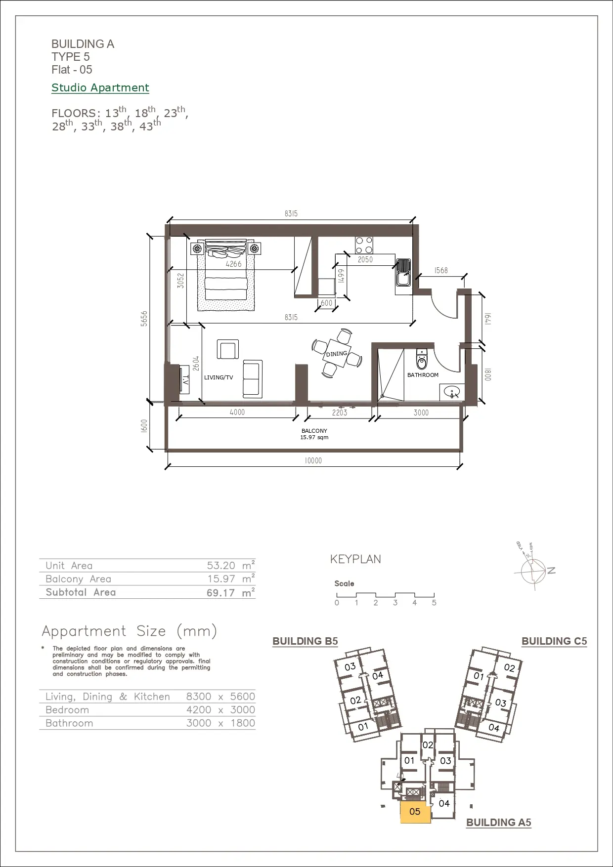 Unit floor plan image