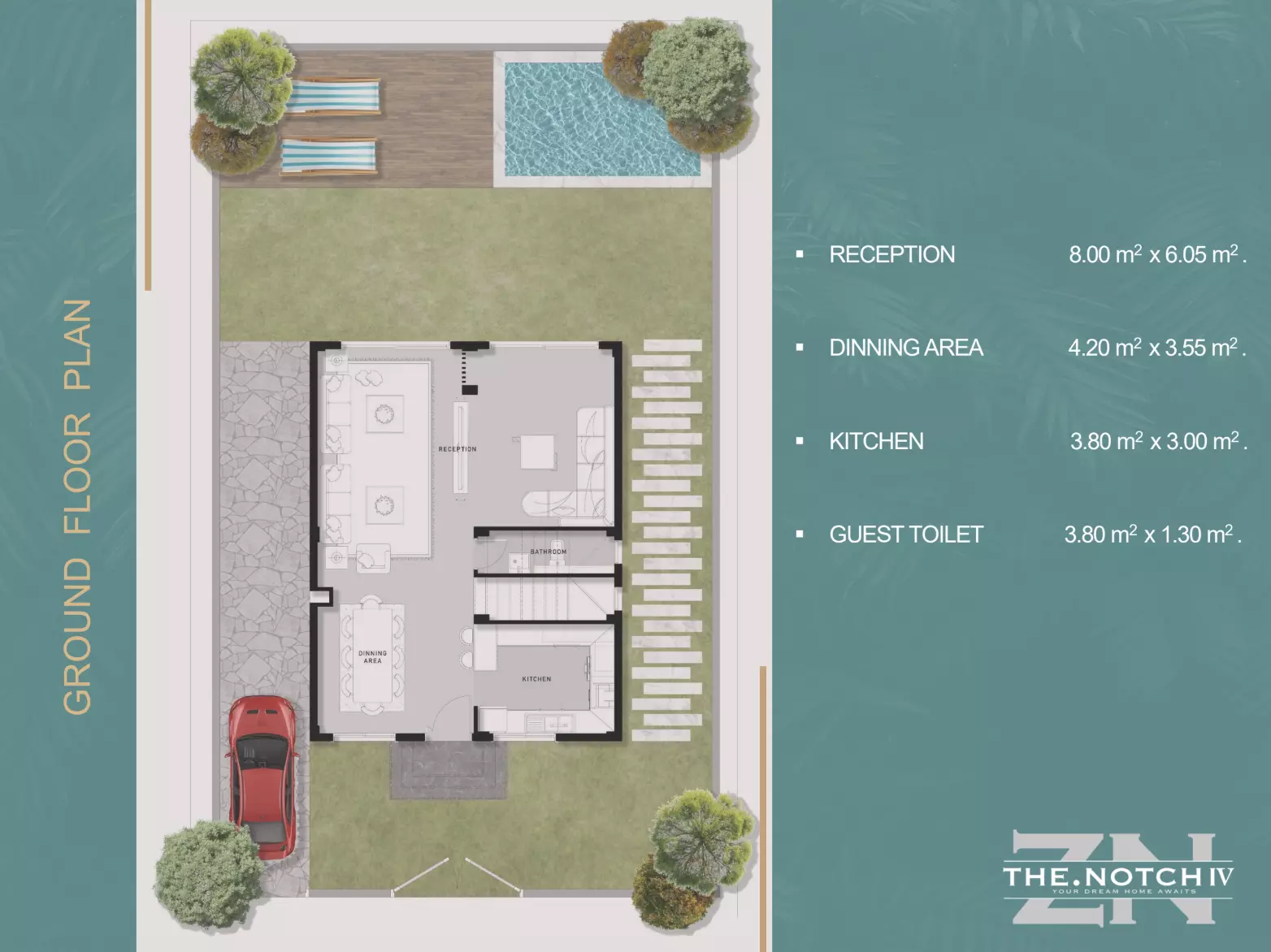 صورة مخطط ارضية الوحدة