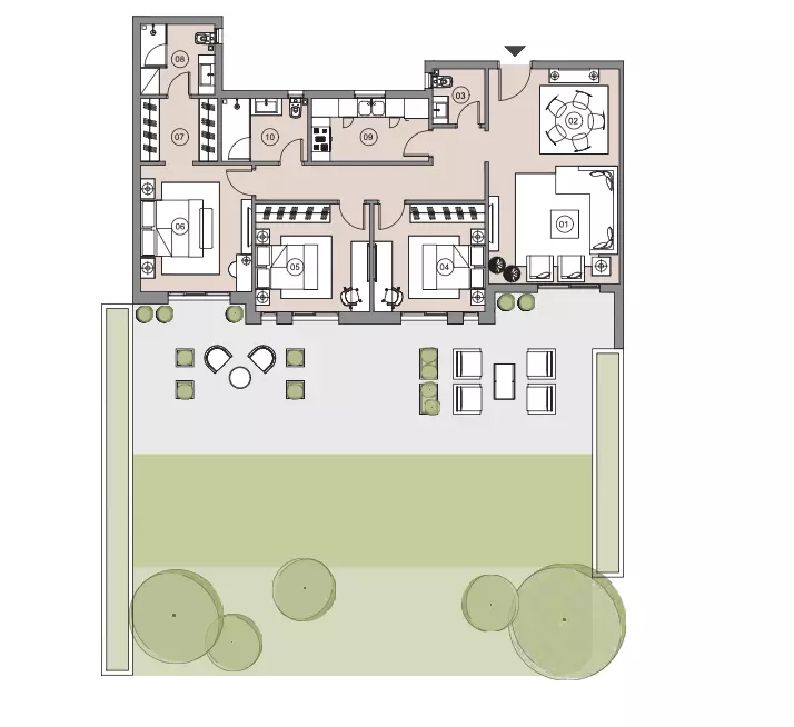 Unit floor plan image