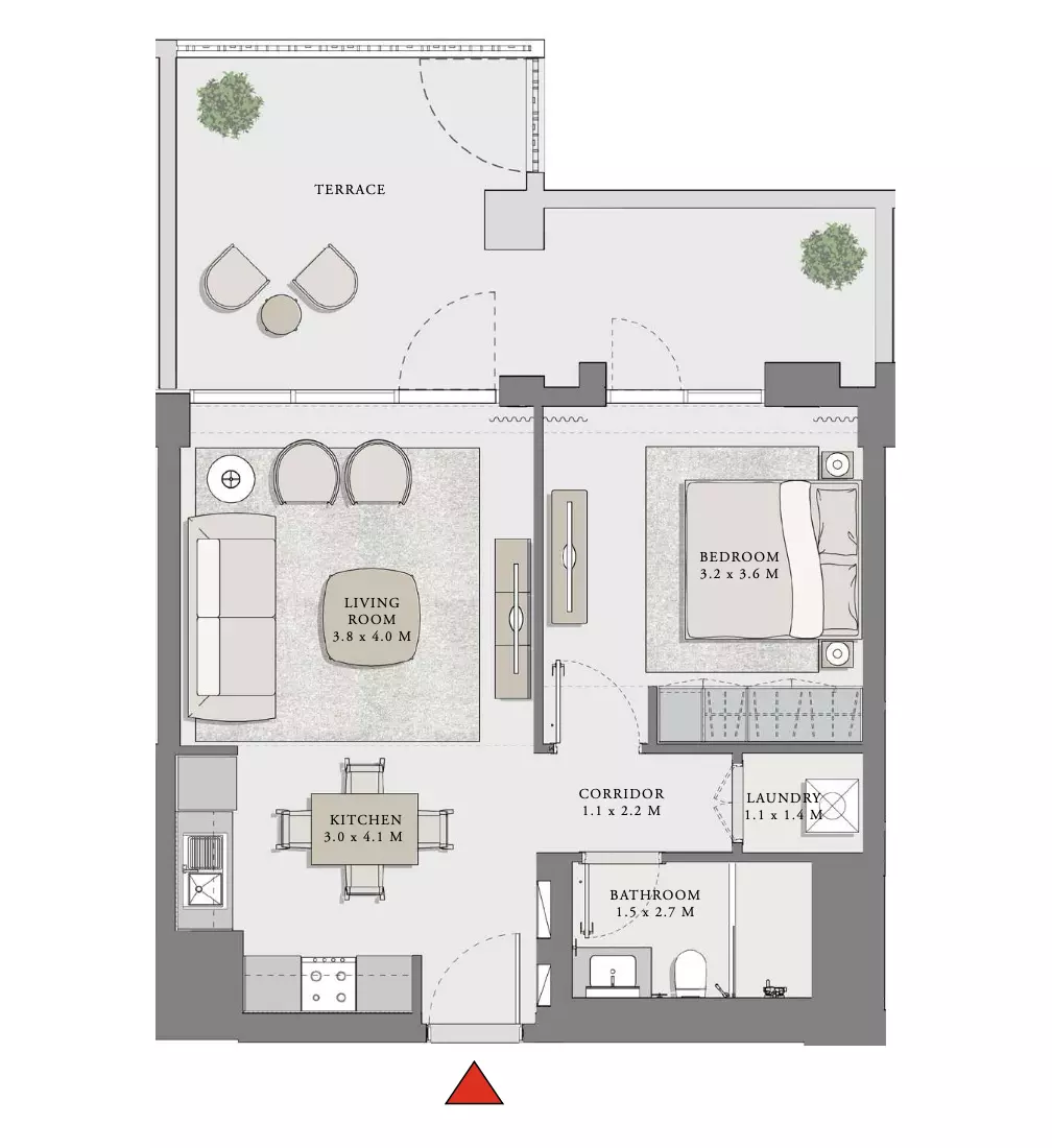 Creek Beach Lotus Unit 105, Level 01 Building 4, 1 bed