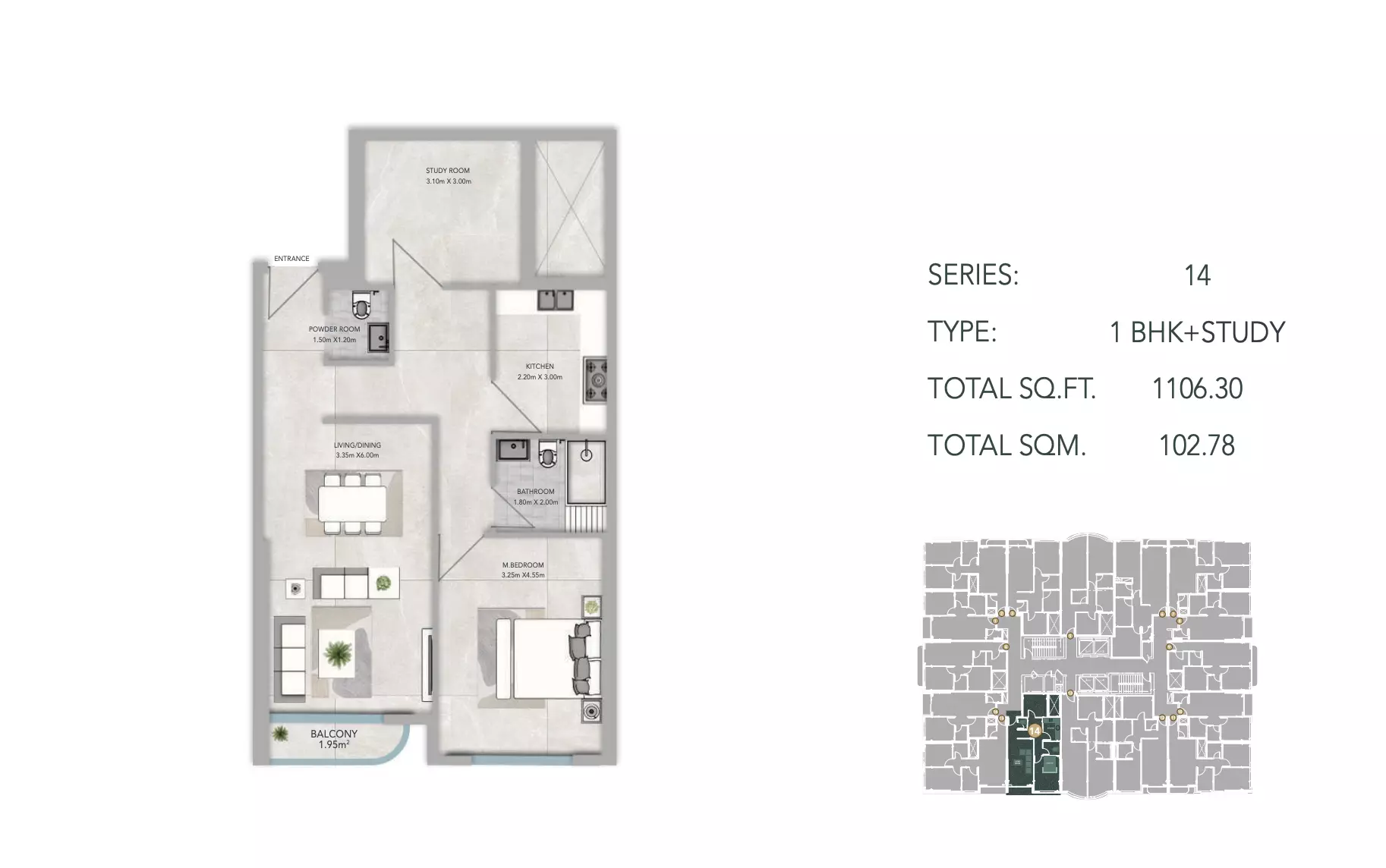 Unit floor plan image