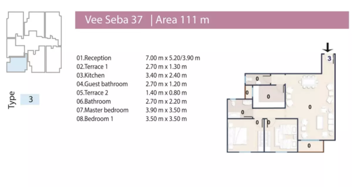 Unit floor plan image