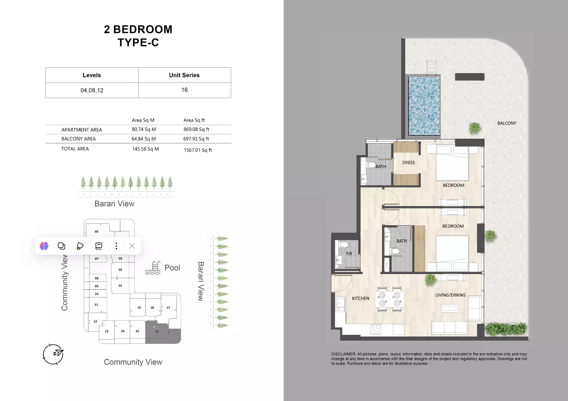 Unit floor plan image