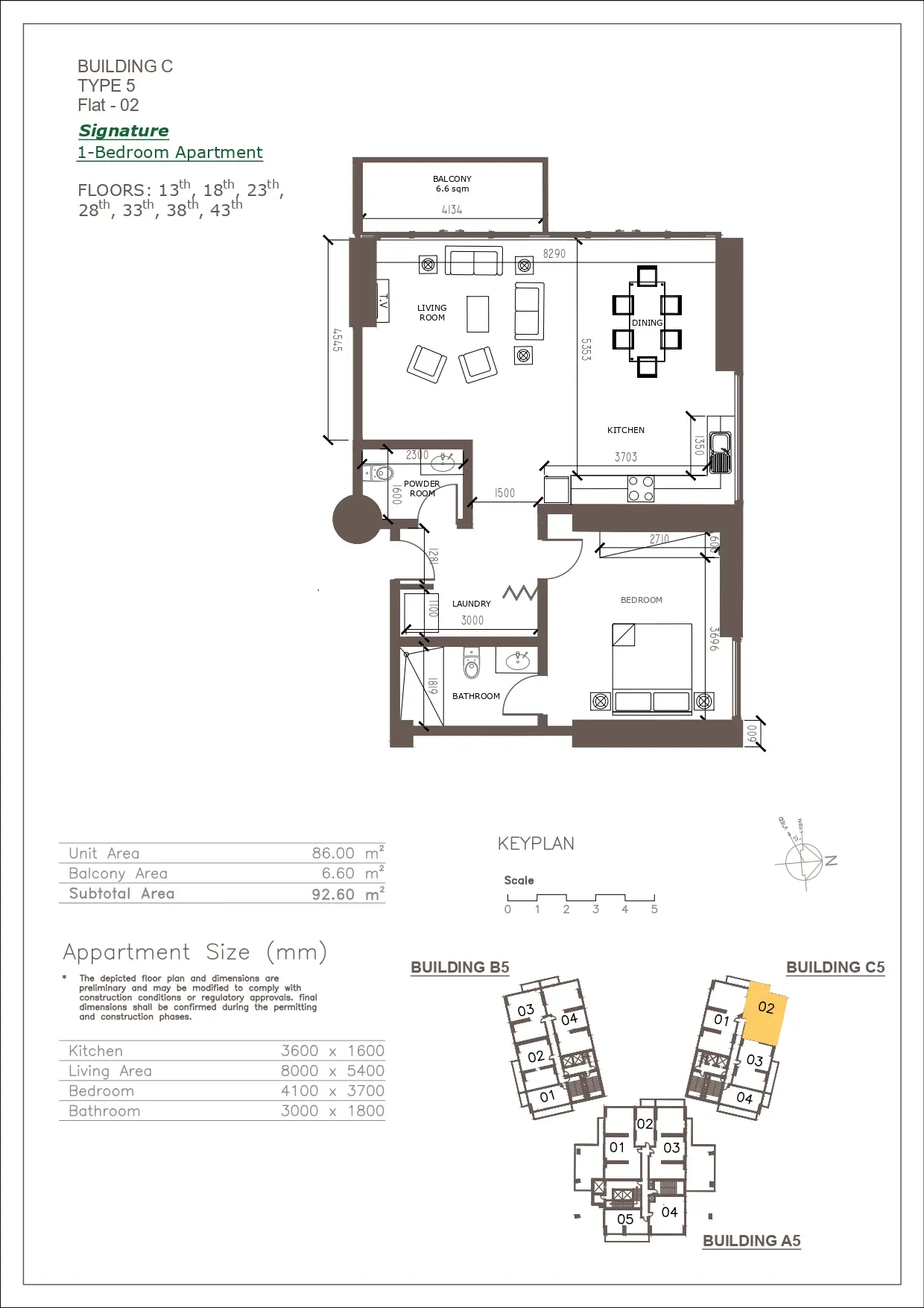 Unit floor plan image