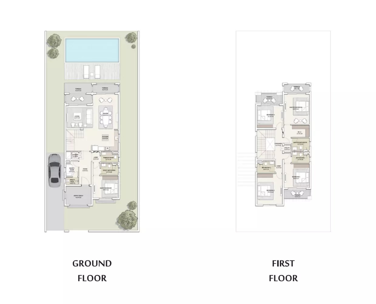 صورة مخطط ارضية الوحدة