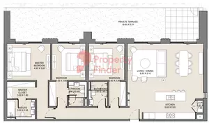 Jomana B5-Type A Level Ground, 3 beds