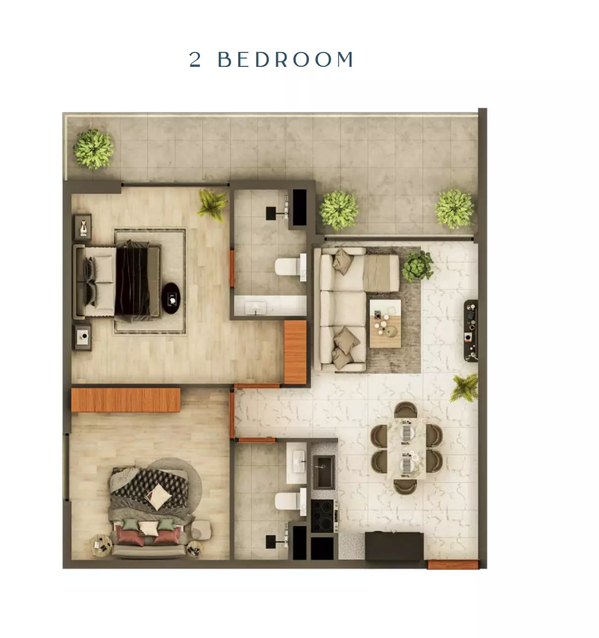 صورة مخطط ارضية الوحدة