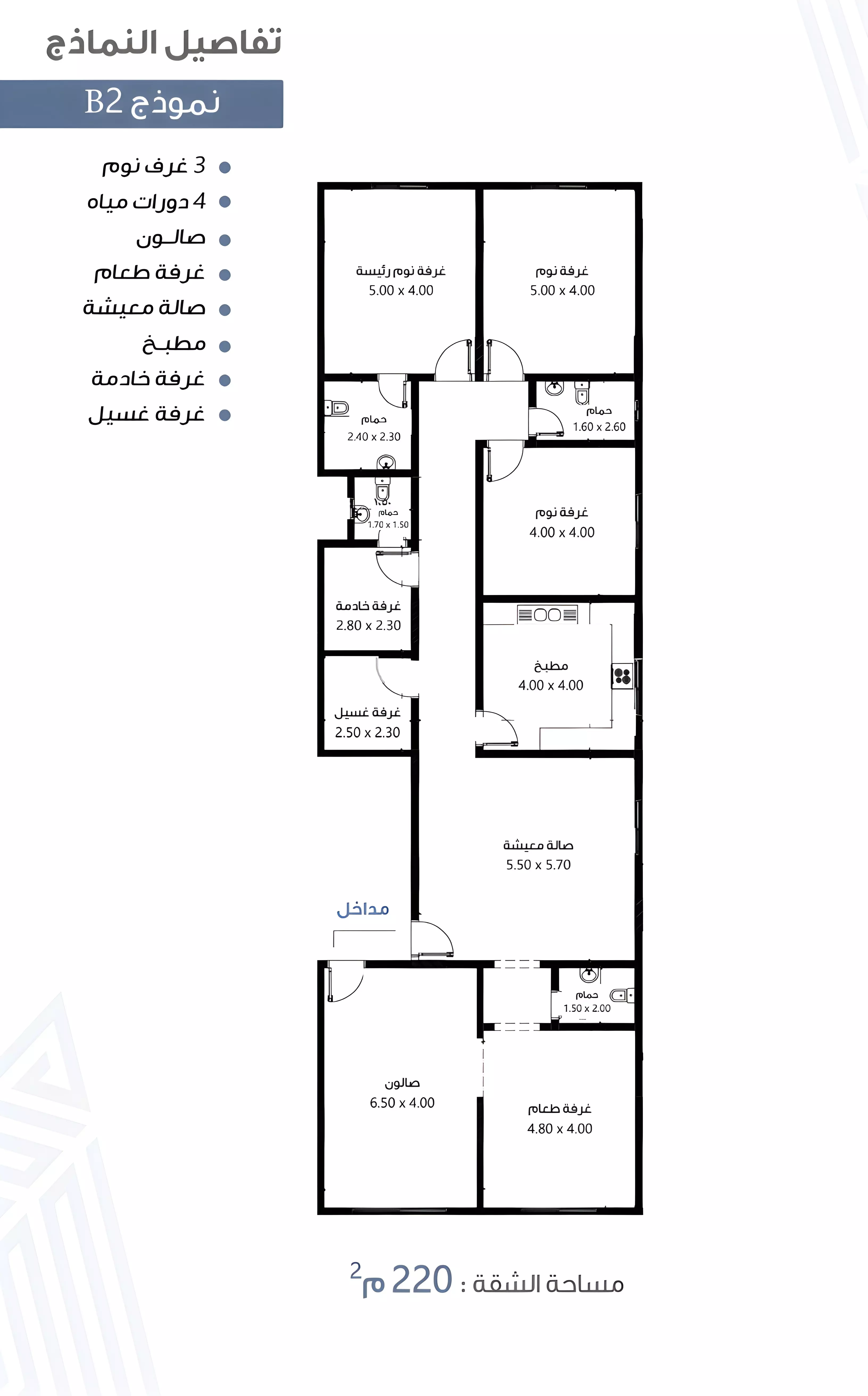 صورة مخطط ارضية الوحدة