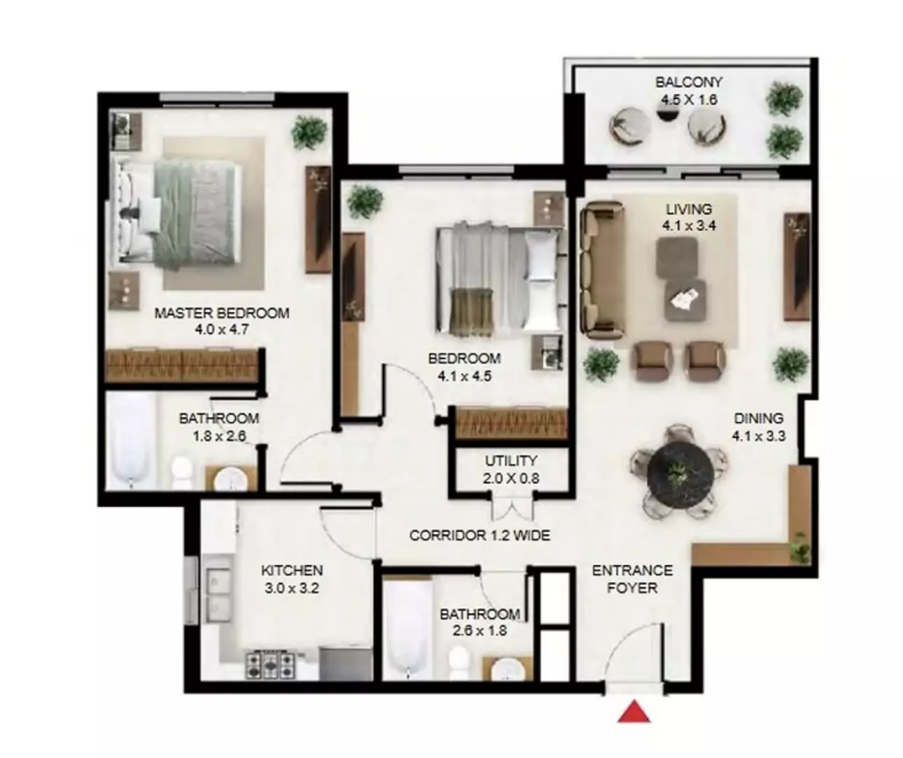 Unit floor plan image