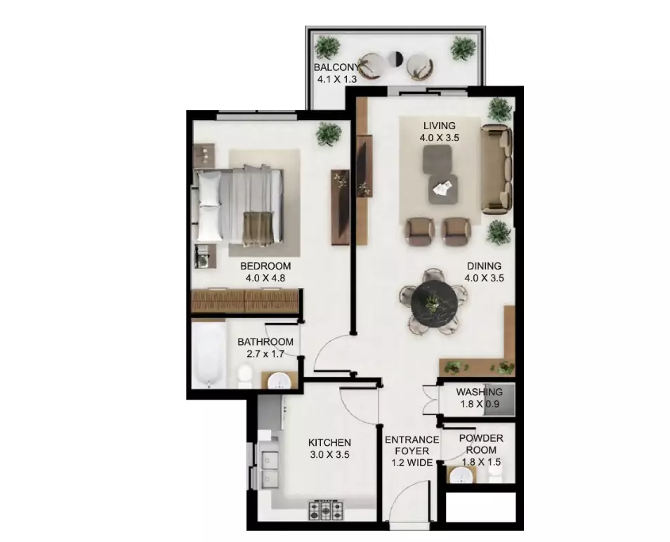 Unit floor plan image
