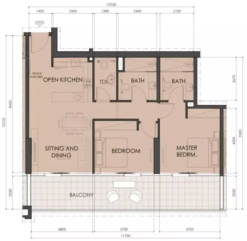 Unit floor plan image