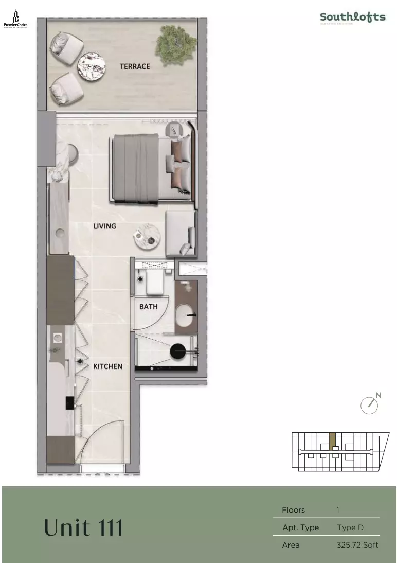 Unit floor plan image