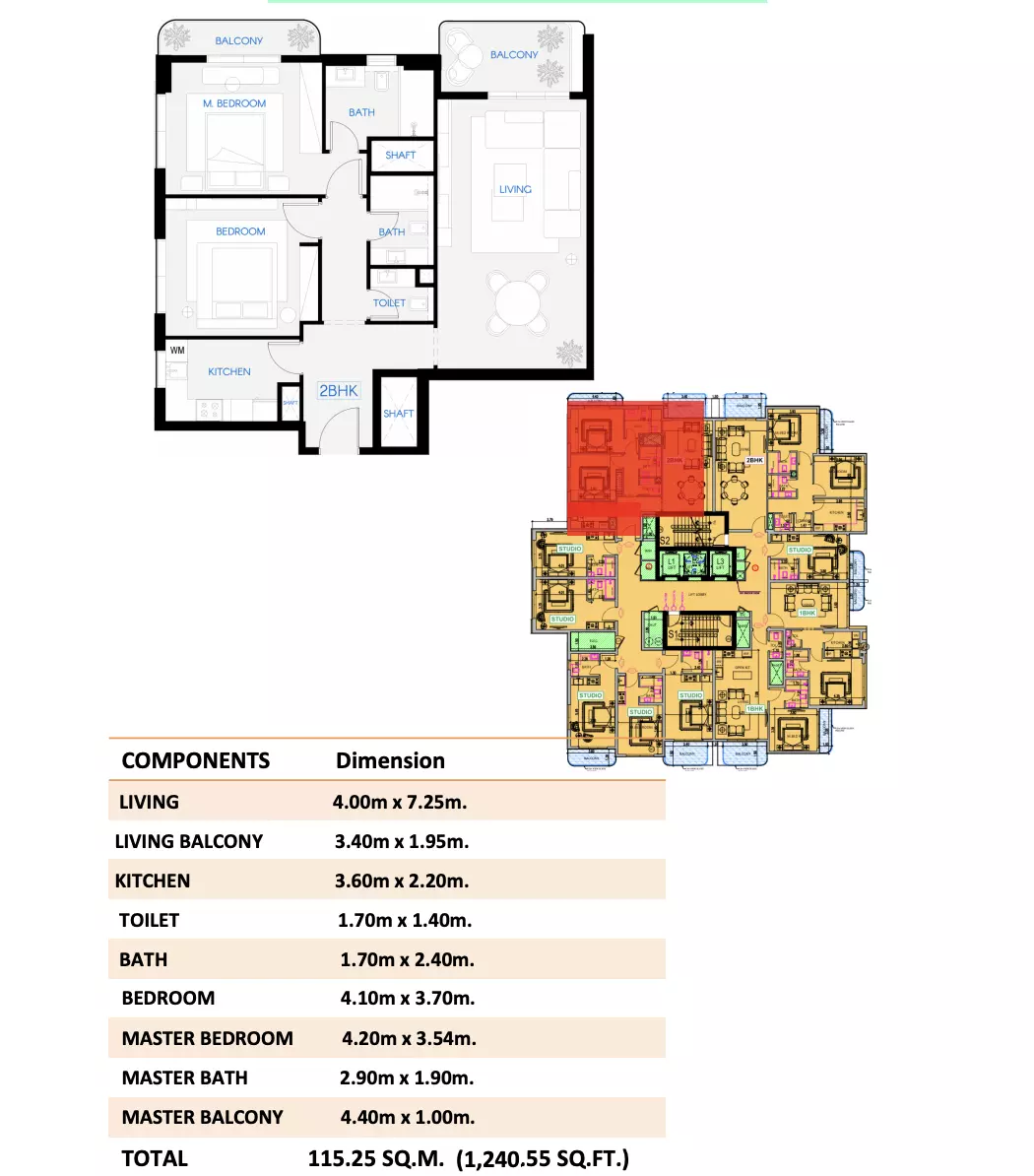 Unit floor plan image