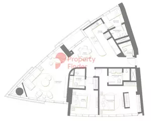 Palm Beach Towers T2-Unit 04 Level 46-48, 2 beds