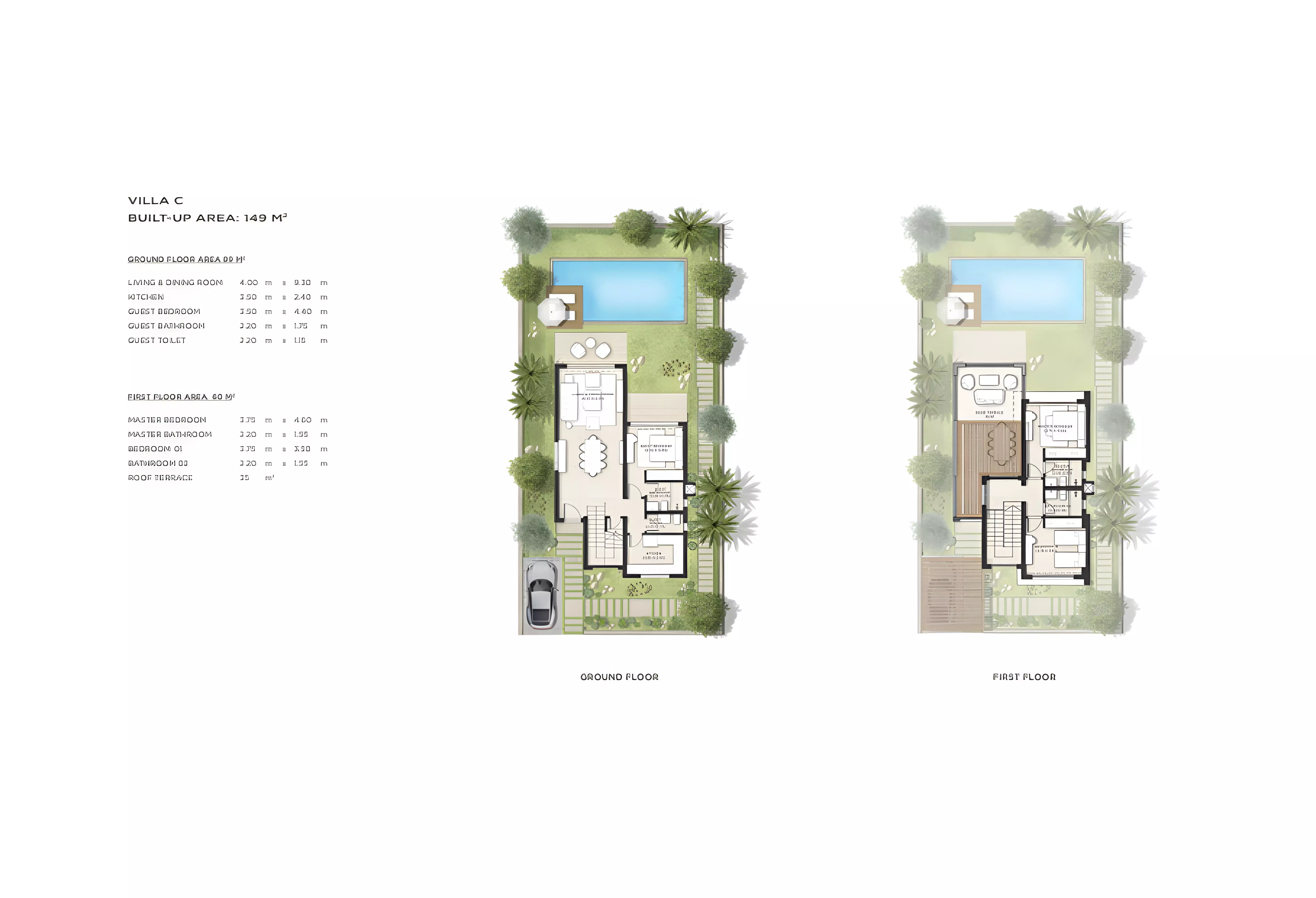 صورة مخطط ارضية الوحدة