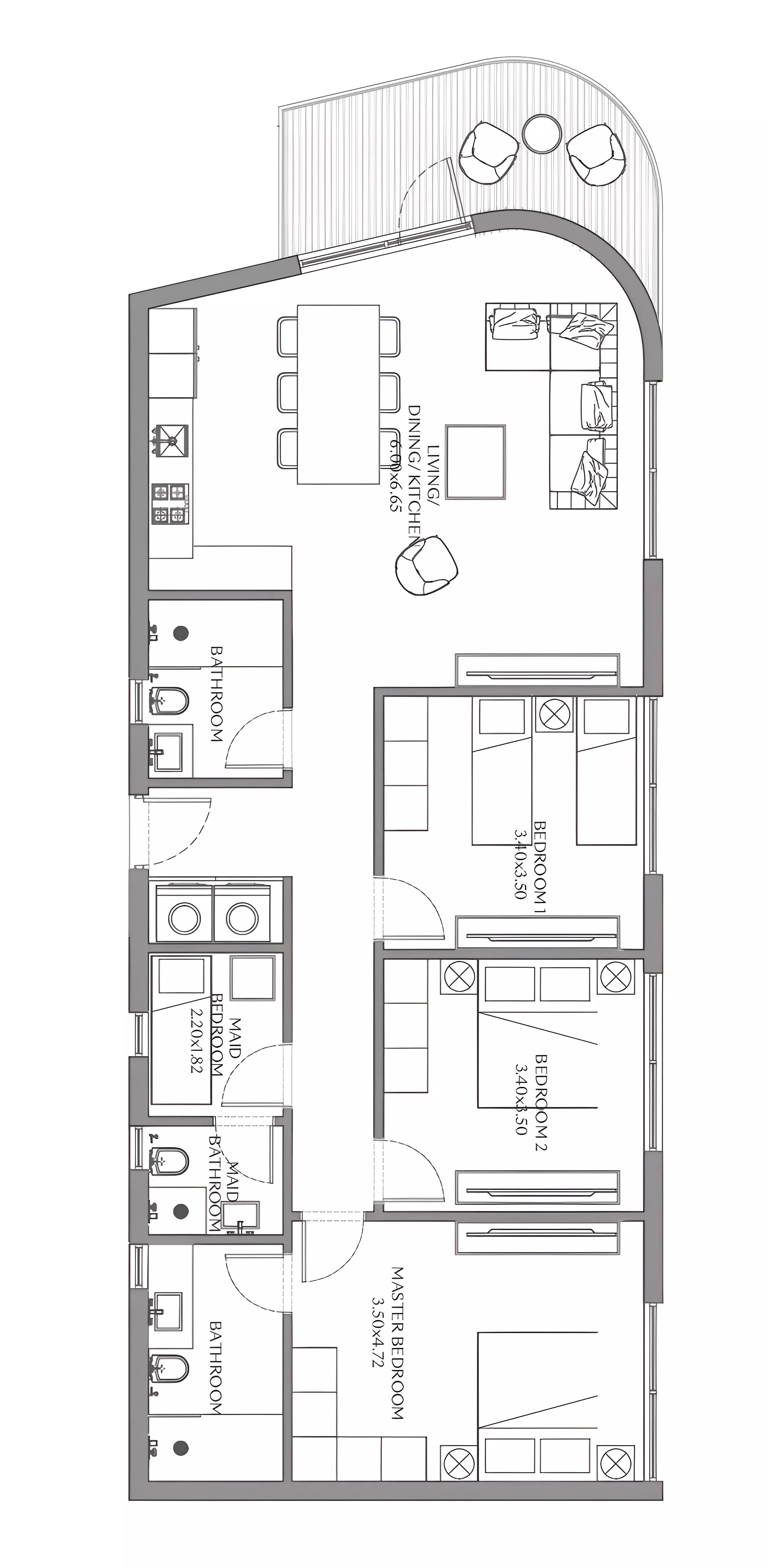 Unit floor plan image