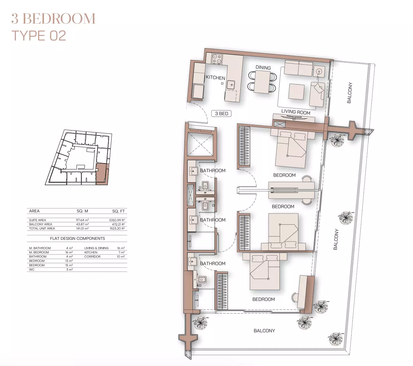 Unit floor plan image