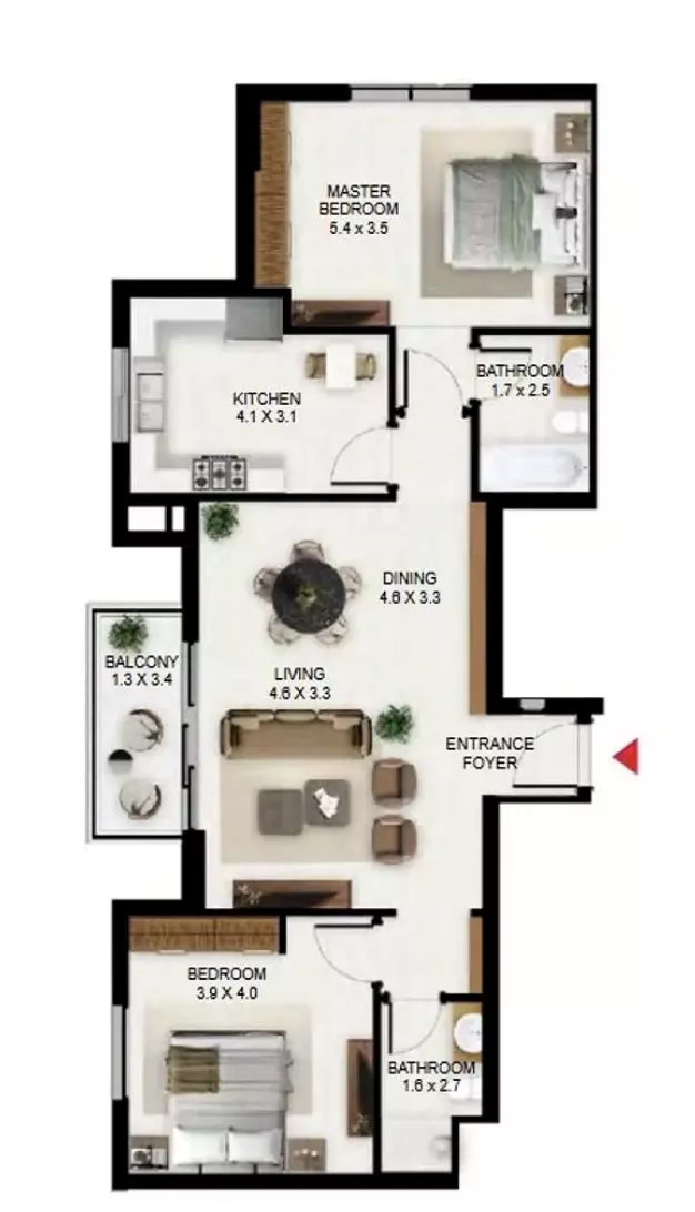 Unit floor plan image