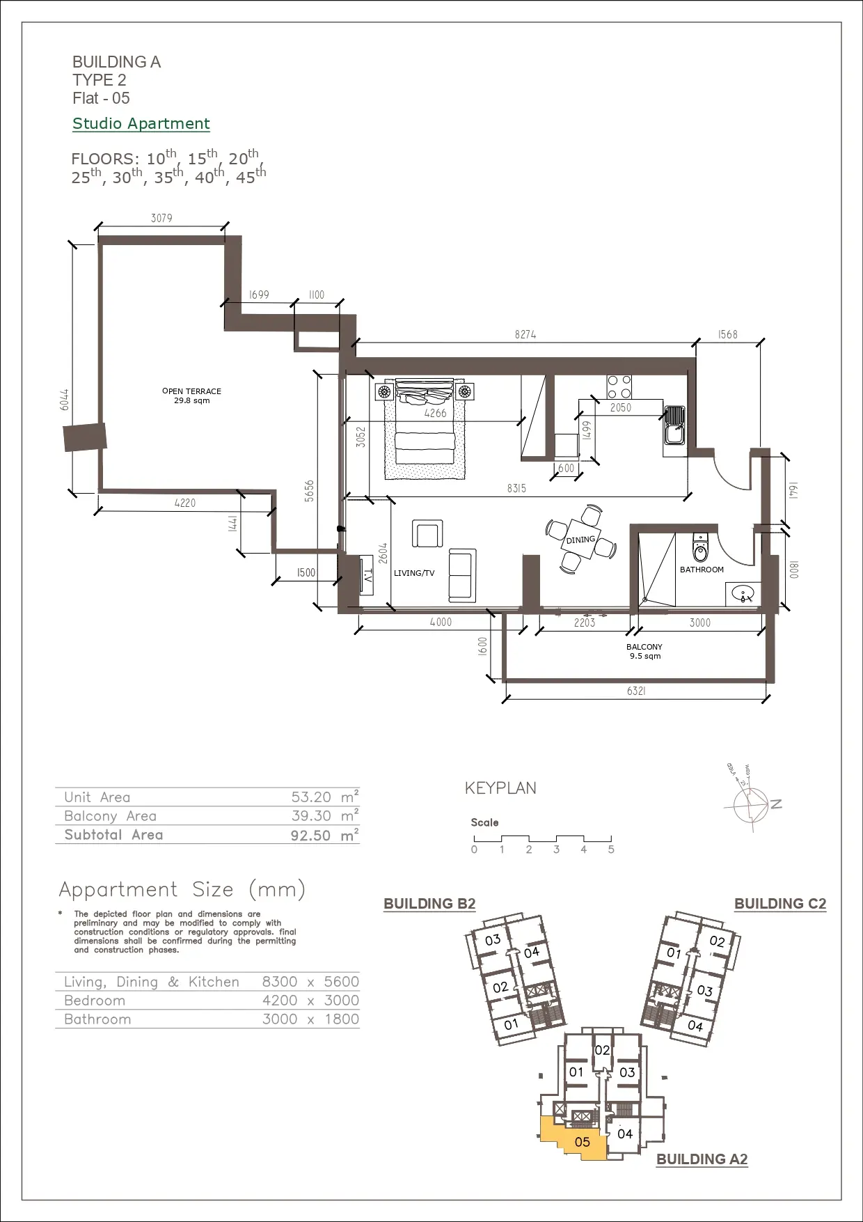 Unit floor plan image