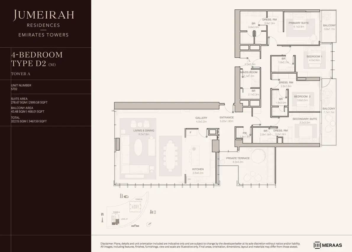 Unit floor plan image