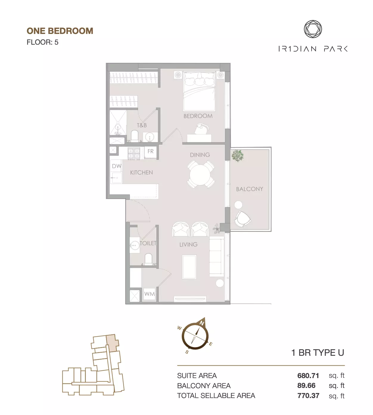 Unit floor plan image