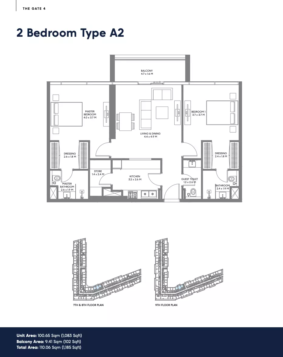 Unit floor plan image