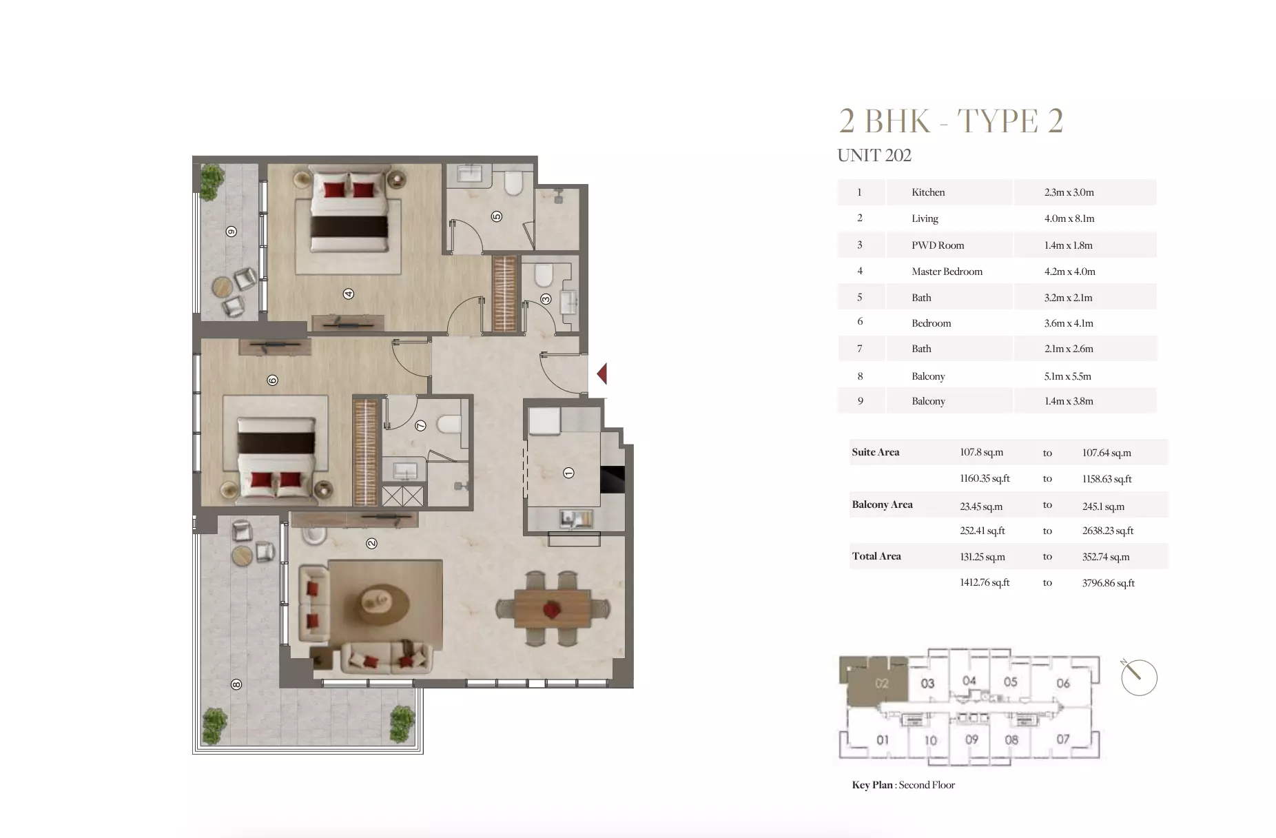 Unit floor plan image