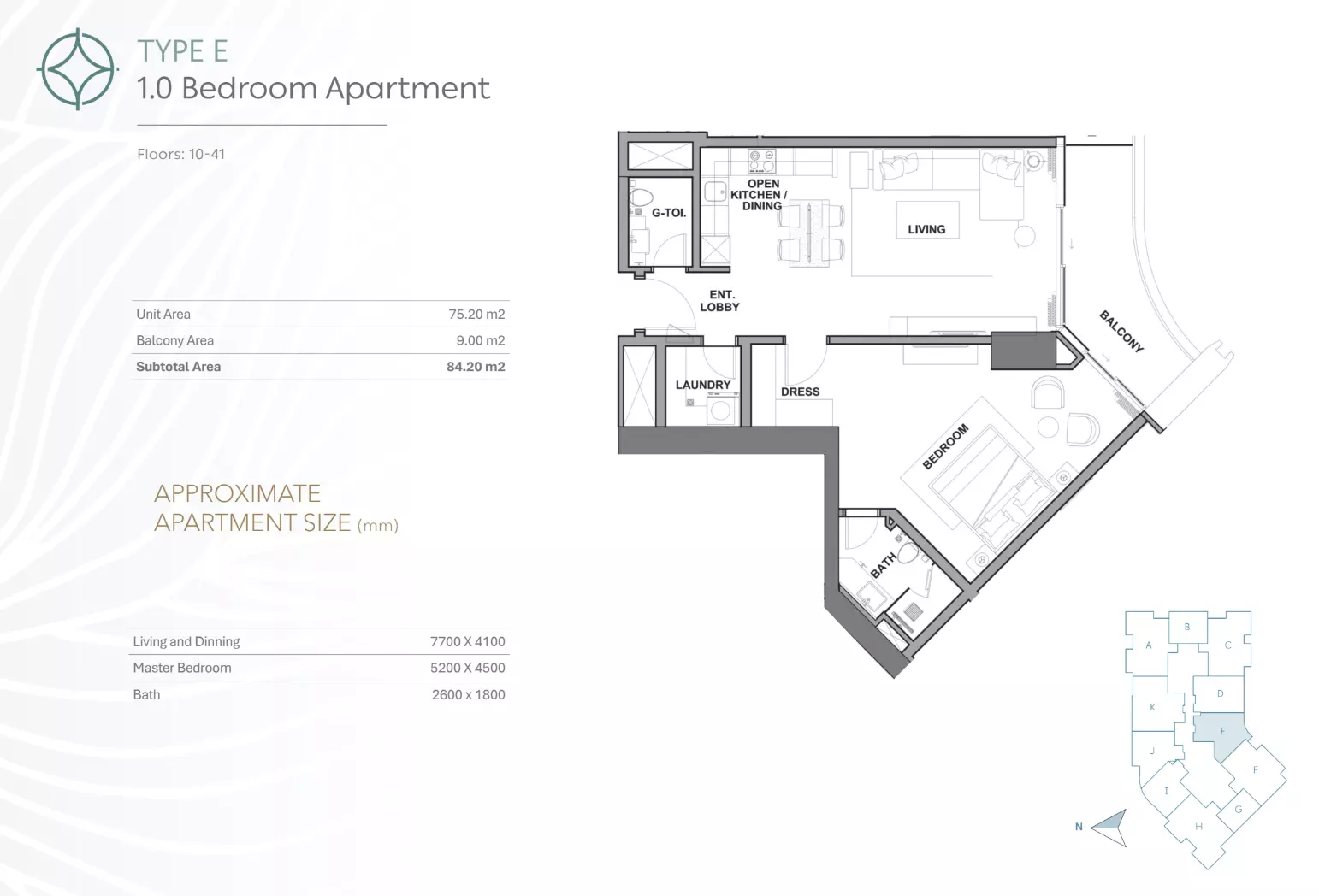 Unit floor plan image