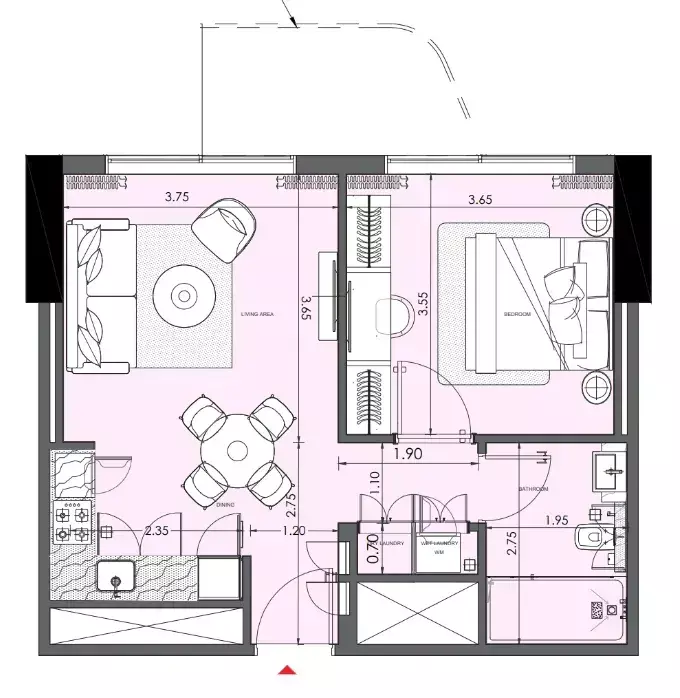Unit floor plan image