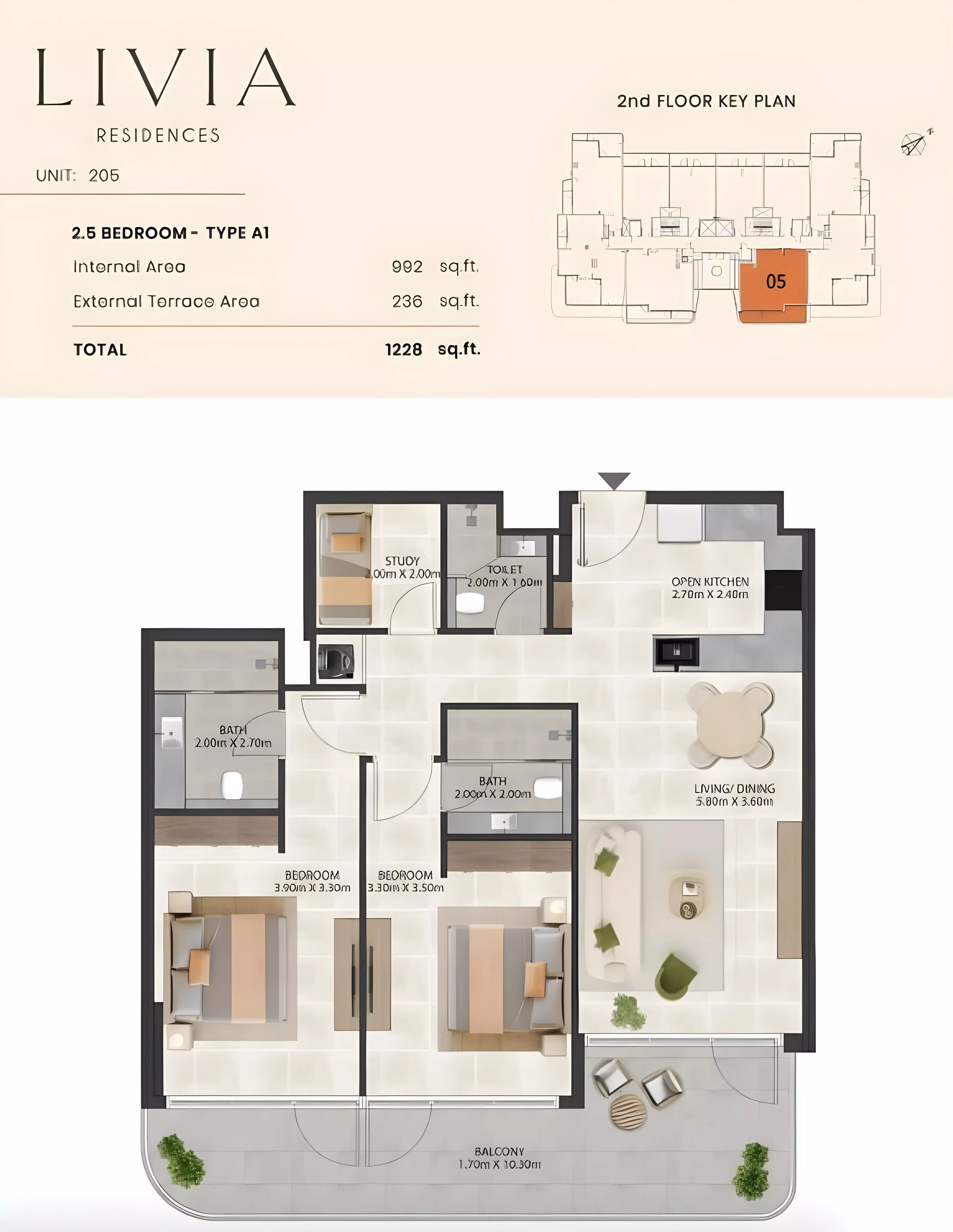 Unit floor plan image