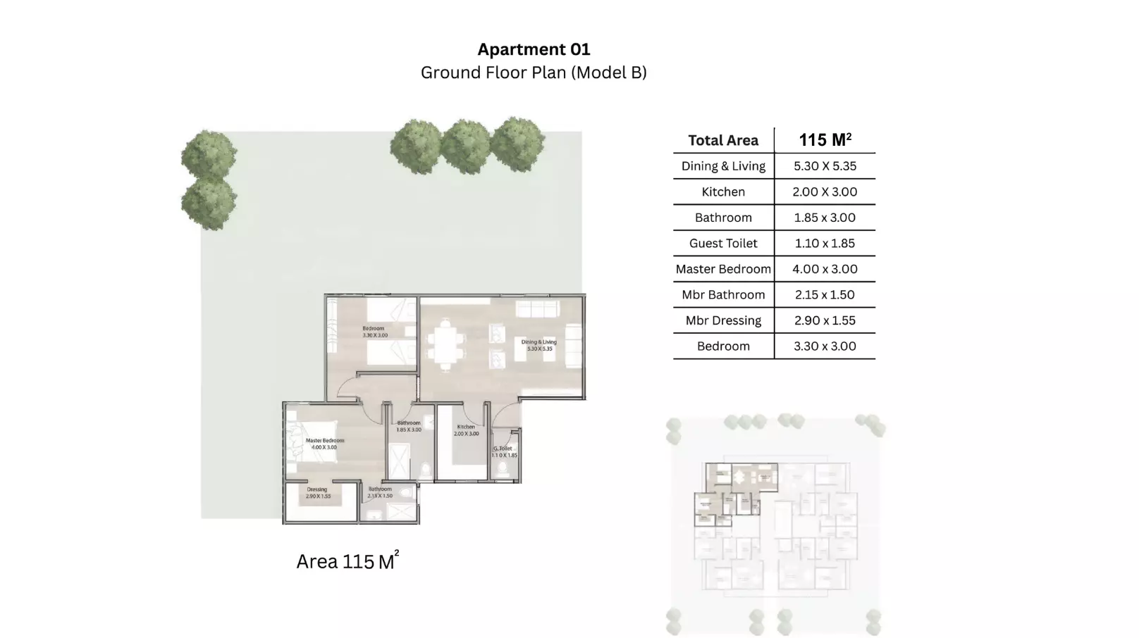 Unit floor plan image