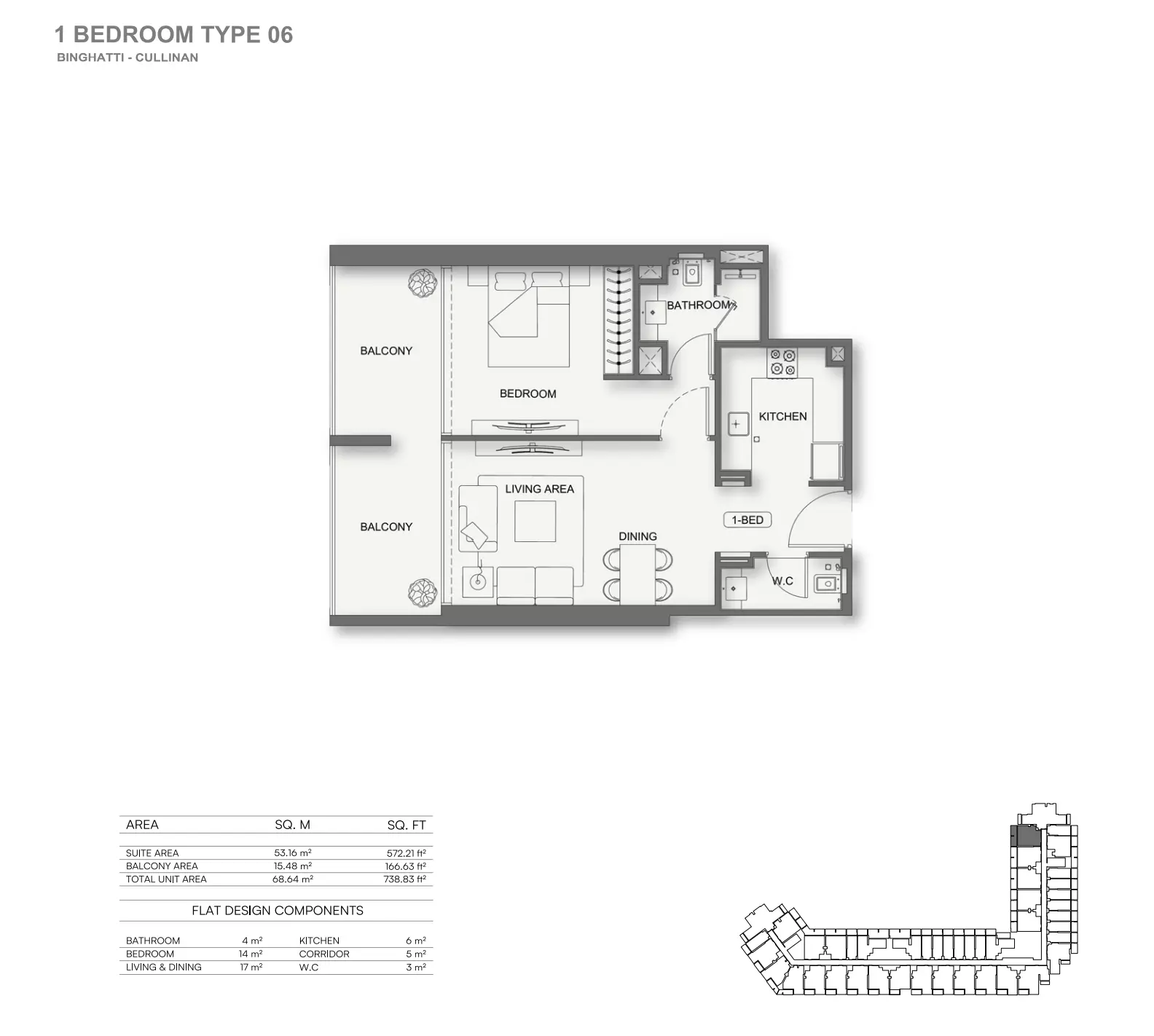Unit floor plan image