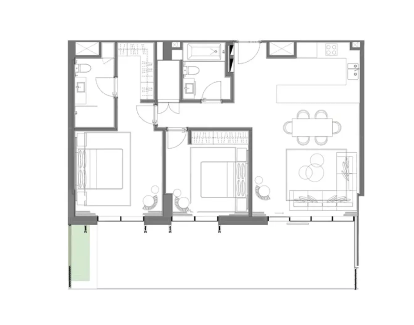 Unit floor plan image