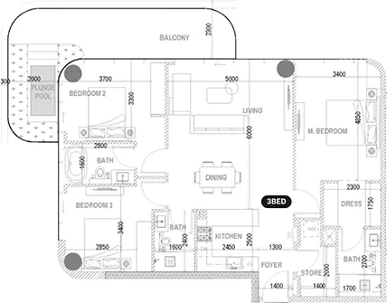 Unit floor plan image